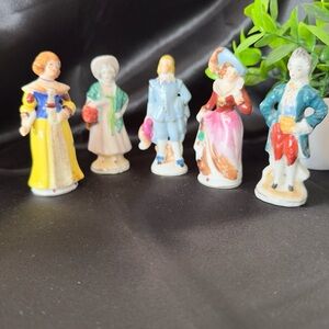 Colorful Porcelain Figurine Set